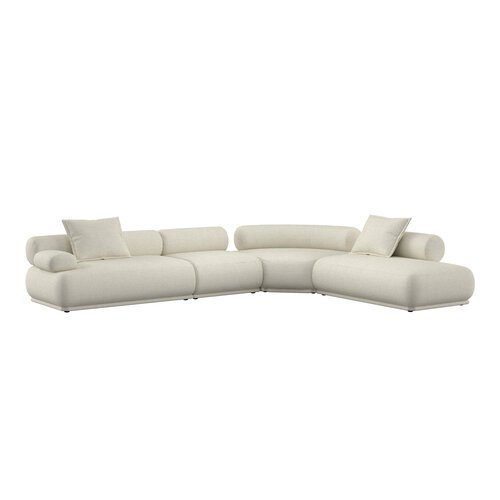 Zuiver Sofa Rembrandt 7,5-zit links beige Zuiver Sofa Rembrandt 7,5-zit links beige