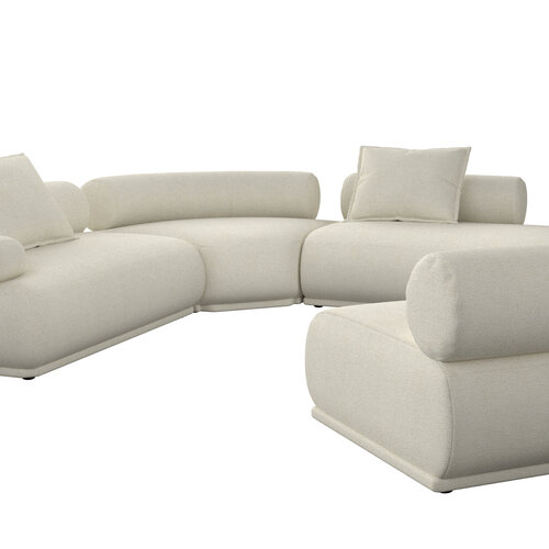 Zuiver Sofa Rembrandt 7,5-zit links beige Zuiver Sofa Rembrandt 7,5-zit links beige