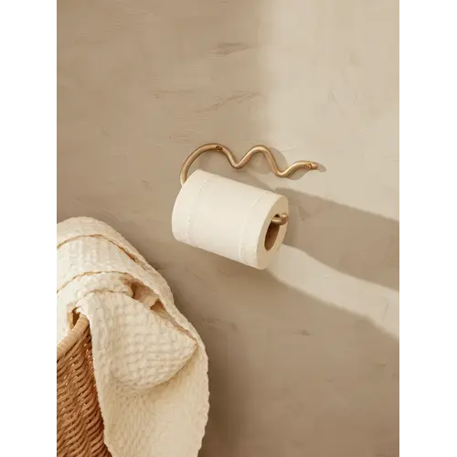 Ferm Living Curvature porte-rouleau en laiton
