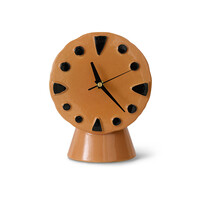 Retro Peach keramische klok
