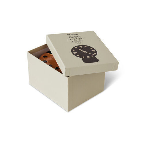 HKLiving Retro Peach keramische klok HKLiving Retro Peach keramische klok