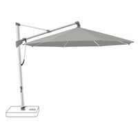 Sombrano S+ parasol stof 420 smoke geanodiseerd aluminium frame