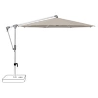 Sombrano S+ parasol stof 686 urban clay geanodiseerd aluminium frame