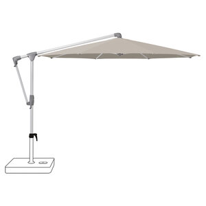 Glatz Sombrano S+ parasol stof 686 urban clay geanodiseerd aluminium frame Glatz Sombrano S+ parasol stof 686 urban clay geanodiseerd aluminium frame