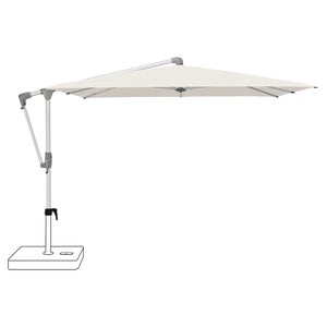 Glatz Sunwing casa parasol frame geanodiseerd aluminium stof 453 vanilla Glatz Sunwing casa parasol frame geanodiseerd aluminium stof 453 vanilla