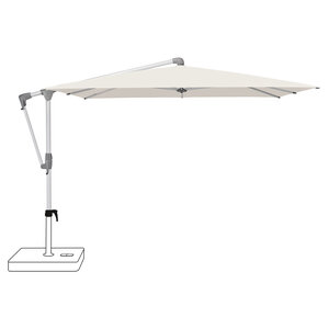 Glatz Sunwing casa zweefparasol frame geanodiseerd aluminium stofklasse 4 vanilla (453) Glatz Sunwing casa zweefparasol frame geanodiseerd aluminium stofklasse 4 vanilla (453)