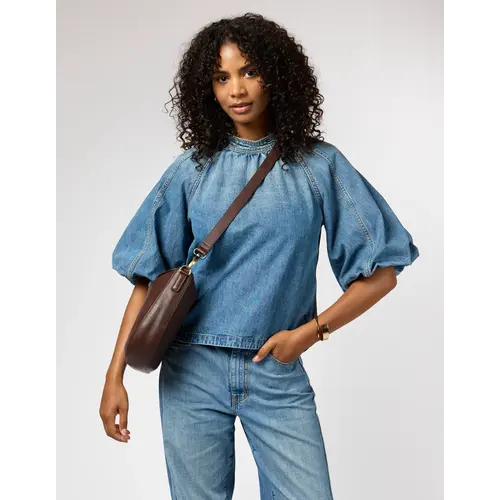 O My Bag Lana handtas - soft grain leder chocolate