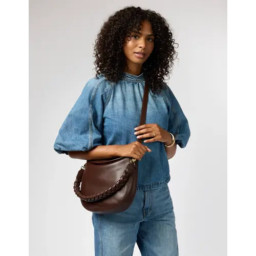 O My Bag Lana handtas - soft grain leder chocolate
