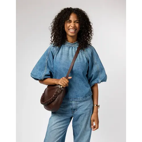 O My Bag Lana handtas - soft grain leder chocolate