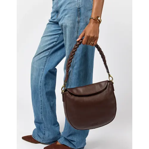O My Bag Lana handtas - soft grain leder chocolate