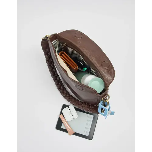 O My Bag Lana handtas - soft grain leder chocolate