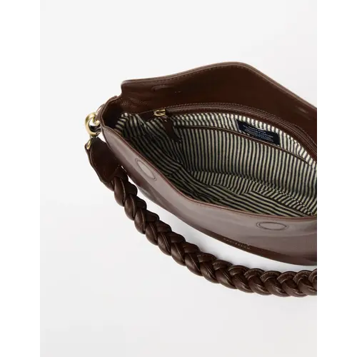 O My Bag Lana handtas - soft grain leder chocolate