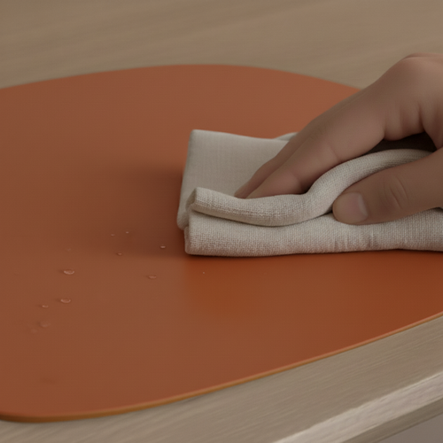 Vacavaliente SRL Ruca placemat steenvorm Matone recycl. leer Vacavaliente SRL Ruca placemat steenvorm Matone recycl. leer