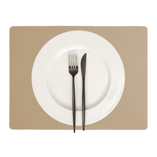 Vacavaliente SRL Ruca placemat rechthoekig ginger recycl. leer