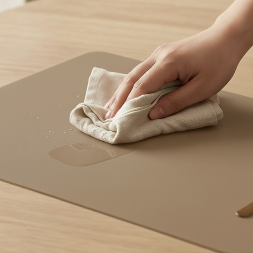 Vacavaliente SRL Ruca placemat rechthoekig ginger recycl. leer