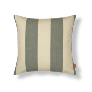 Ferm Living Strand Outdoor kussen Dark Lichen/Parchment Ferm Living Strand Outdoor kussen Dark Lichen/Parchment