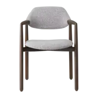 Knut CO214 eetkamerstoel met armleuningen eik
