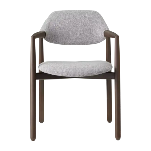 Mobitec Knut CO214 eetkamerstoel met armleuningen eik Mobitec Knut CO214 eetkamerstoel met armleuningen eik
