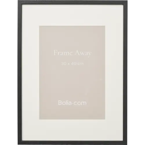 Bolia Frame away fotolijst zwart hout 30 x 40 met passepartout Bolia Frame away fotolijst zwart hout 30 x 40 met passepartout