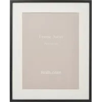 Frame away fotolijst zwart hout 40 x 50 met passepartout