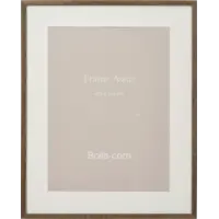Frame away fotolijst donker hout 40 x 50 met passepartout