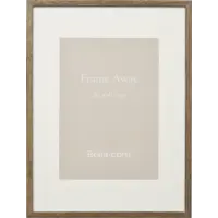 Frame away fotolijst donker hout 30 x 40 met passepartout