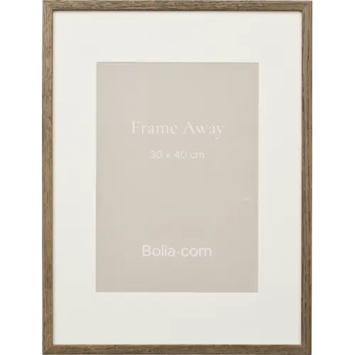 Bolia Frame away fotolijst donker hout 30 x 40 met passepartout Bolia Frame away fotolijst donker hout 30 x 40 met passepartout