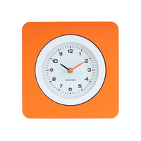 New vintage wandklok bright orange