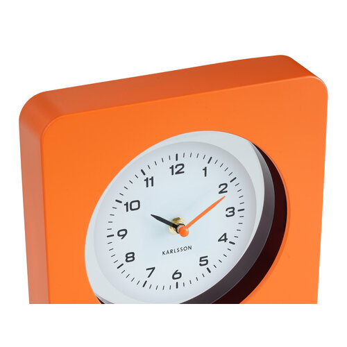 Karlsson New vintage wandklok bright orange Karlsson New vintage wandklok bright orange