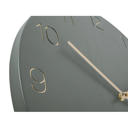 Karlsson Charm wandklok engraved numbers jungle green Karlsson Charm wandklok engraved numbers jungle green