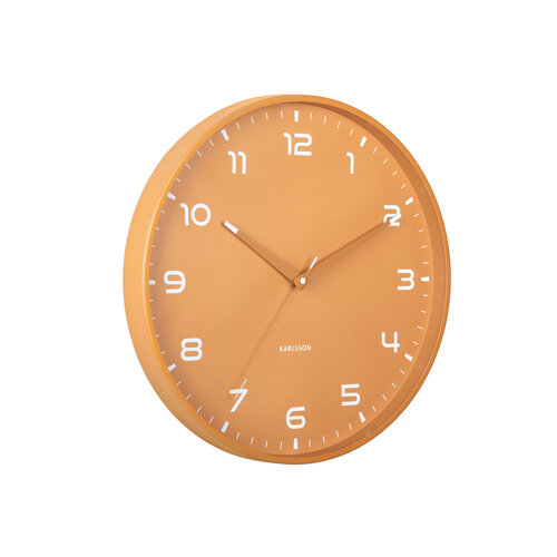 Karlsson Orgullo wandklok ochre yellow Karlsson Orgullo wandklok ochre yellow