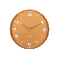 Orgullo wandklok ochre yellow