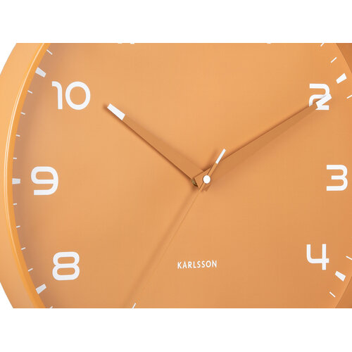 Karlsson Orgullo wandklok ochre yellow Karlsson Orgullo wandklok ochre yellow