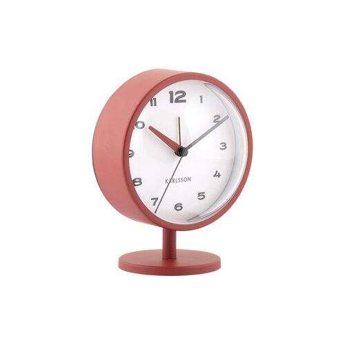 Karlsson Brisk Dome alarmklok Red Ochre Karlsson Brisk Dome alarmklok Red Ochre