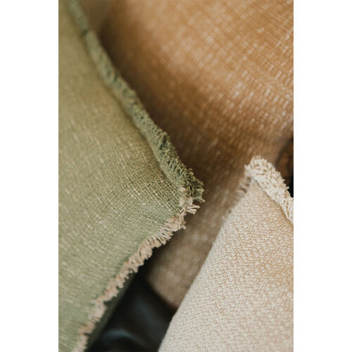 Lorena Canals Handloom rechthoekig kussen kaki Lorena Canals Handloom rechthoekig kussen kaki