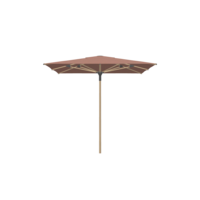 Amalfi parasol A12 alu teak doek C310 amber
