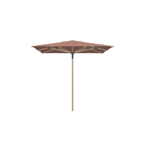 Jardinico Amalfi parasol A12 alu teak doek C310 amber Jardinico Amalfi parasol A12 alu teak doek C310 amber