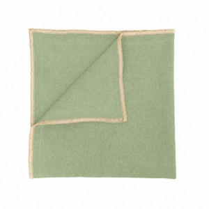 Haomy Serviette Corte amande en lin et coton 40 x 40 cm Haomy Serviette Corte amande en lin et coton 40 x 40 cm