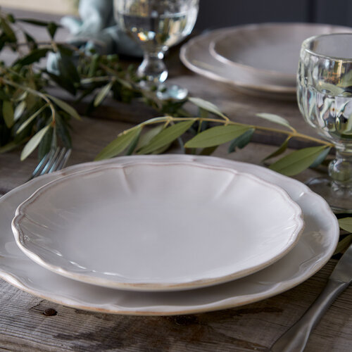 COSTA NOVA Alentejo assiette à dessert blanche 21 cm COSTA NOVA Alentejo assiette à dessert blanche 21 cm