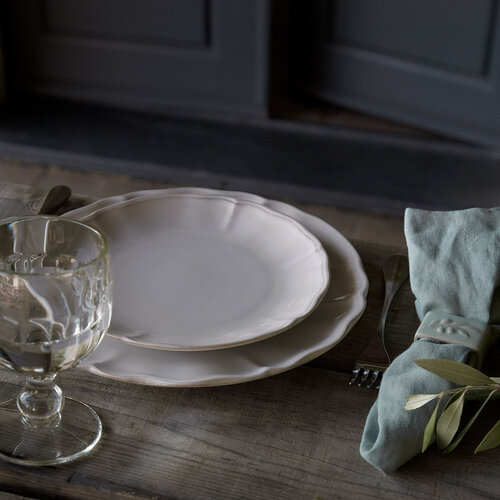 COSTA NOVA Alentejo assiette à dessert blanche 21 cm COSTA NOVA Alentejo assiette à dessert blanche 21 cm
