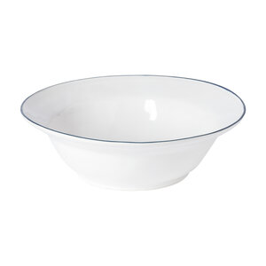 COSTA NOVA Beja saladekom wit blauw 30 cm