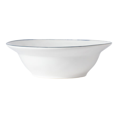 COSTA NOVA Beja saladier blanc bleu 30 cm COSTA NOVA Beja saladier blanc bleu 30 cm
