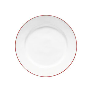 COSTA NOVA Beja eetbord wit rood 28 cm
