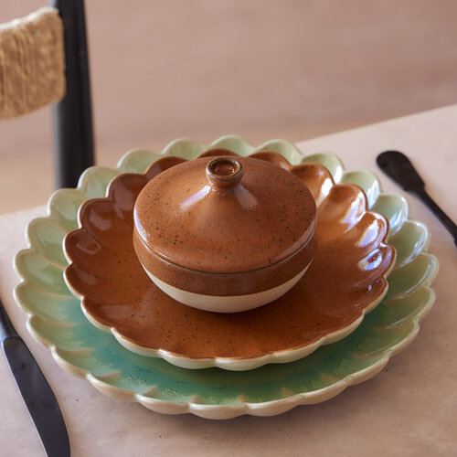 COSTA NOVA Marrakesh assiette à dessert cannelle 22 cm COSTA NOVA Marrakesh assiette à dessert cannelle 22 cm