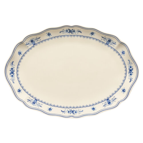 COSTA NOVA Vila plat beige bleu 40 cm COSTA NOVA Vila plat beige bleu 40 cm