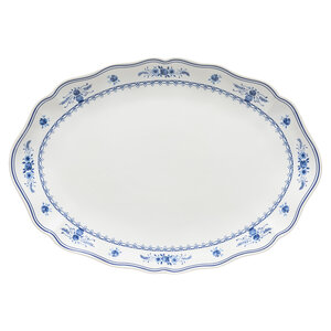 COSTA NOVA Vila schaal wit blauw 40 cm