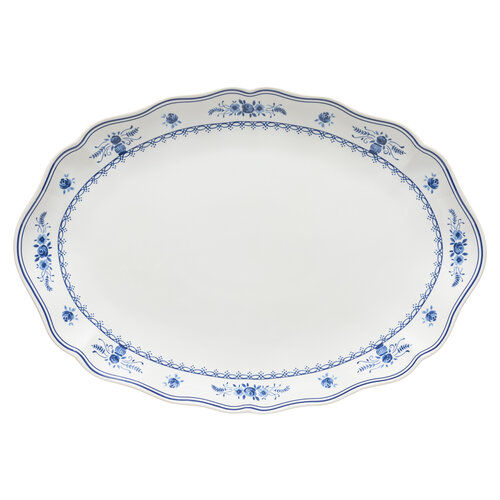COSTA NOVA Vila plat blanc bleu 40 cm COSTA NOVA Vila plat blanc bleu 40 cm