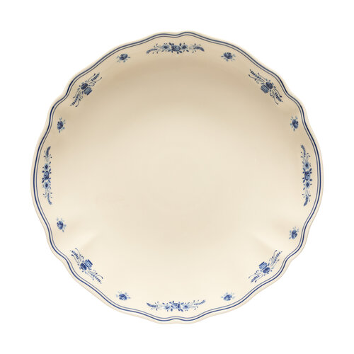 COSTA NOVA Vila saladier beige bleu 34 cm COSTA NOVA Vila saladier beige bleu 34 cm