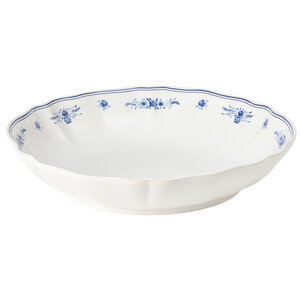 COSTA NOVA Vila saladier blanc bleu 34 cm COSTA NOVA Vila saladier blanc bleu 34 cm