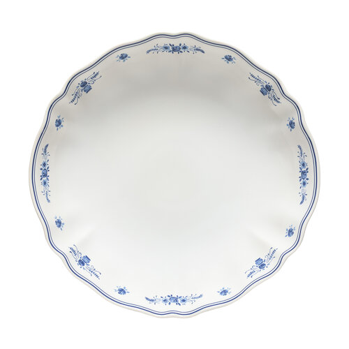 COSTA NOVA Vila saladier blanc bleu 34 cm COSTA NOVA Vila saladier blanc bleu 34 cm